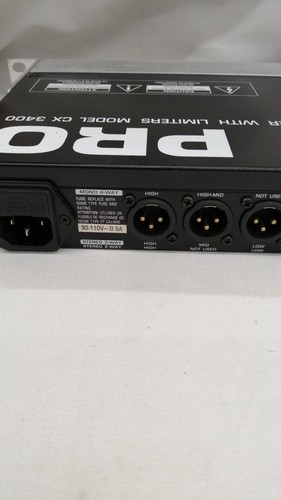 Behringer CX3400 Super-X Pro Crossover 2/3-Way Stereo 4-Way Mono Divider (JAPAN) - Picture 3 of 6
