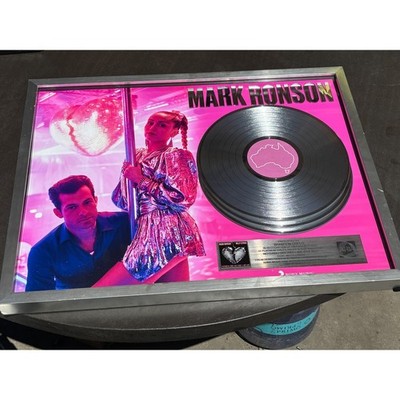 Mark Ronson Miley Cyrus ARIA 3 Platinum Record Award Nothing Breaks Like a Heart