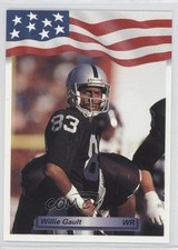 1992 All World Willie Gault #196 pn1
