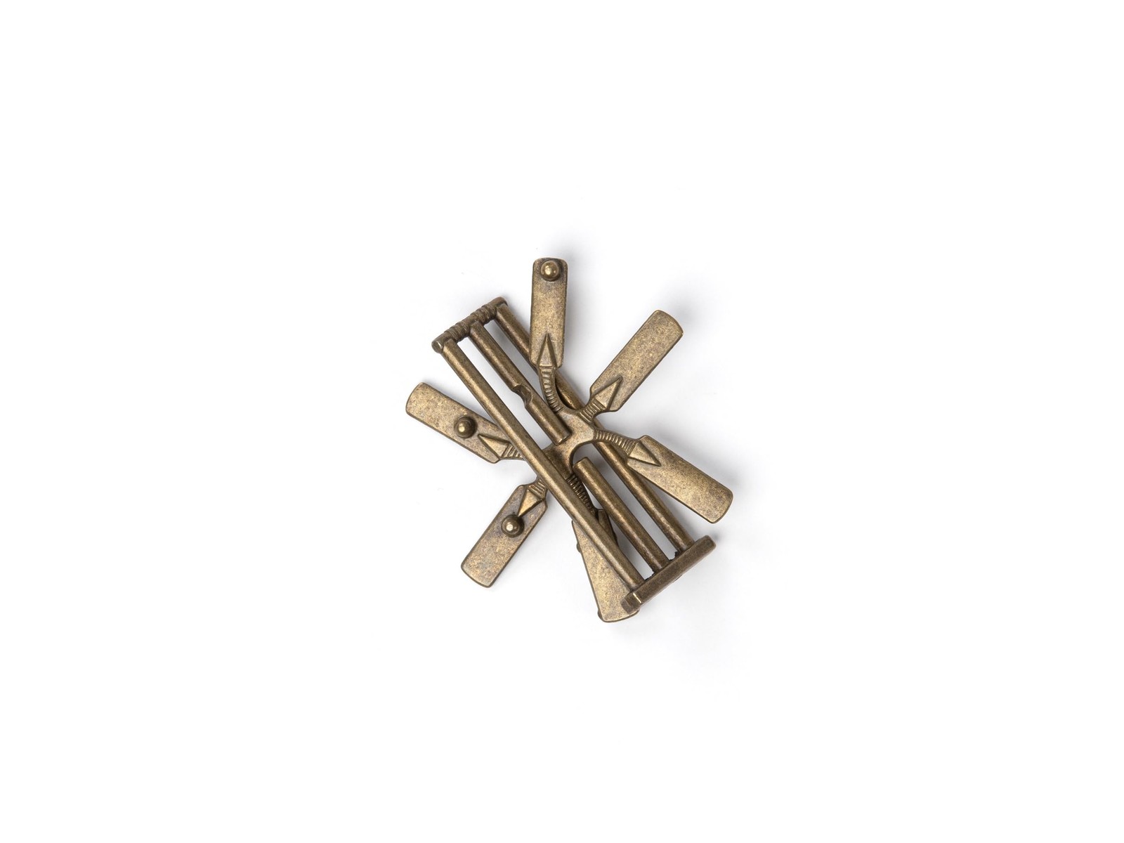 The Alchemist Puzzle - Brass - Metal Brain Teaser Entwirrung Puzzle fr Erwachse 3090₽