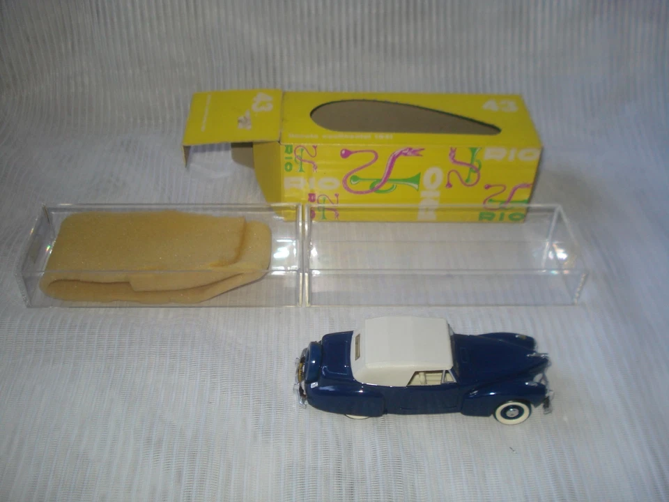 RIO 43 : Lincoln continental 1941 bleu foncé - neuf en boîte - Photo 3/4
