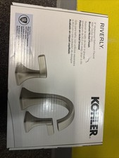 Kohler Riverly Matte 8" Widespread Bathroom Sink Faucet