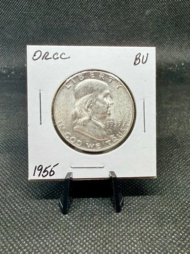 1955 90% Silver Franklin Half Dollar (BU Condition)