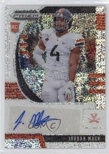 2020 Panini Prizm Draft Picks Rookies White Sparkle Jordan Mack #180 Auto 4f5