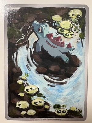 Totodile Pokémon TCG Custom Altered Art Card, Standard Size (2024)