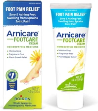 Boiron Arnicare Footcare Cream for Foot Pain Relief from Aches, Soreness, Joint 