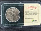 2001  Silver American Eagle 1 oz ( Uncirculated)