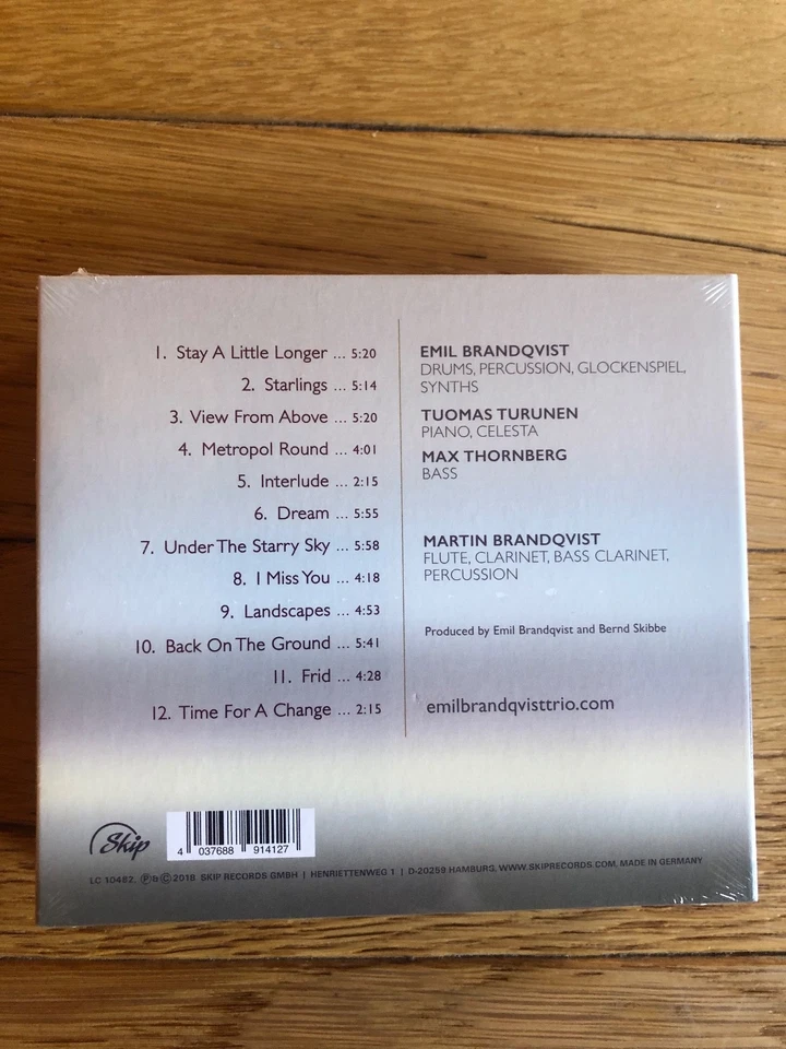 EMIL BRANDQVIST TRIO - WITHIN A DREAM, JAZZ PIANO TRIO, SKIP RECORDS CD NEU, OVP - Bild 2 von 2