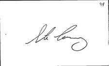 1990's -Steve Connelly- Signed/Autograph/Auto Index Card Oakland Athletics MLB