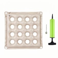 Medical Grade Wheelchair Cushion for Pressure Sores - Breathable Air Pad,Beig