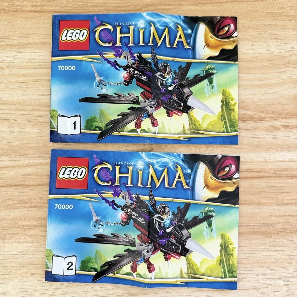 LEGO 70000 Legends of Chima Razcal's Glider - 100% Complete With Instructions - Image 2 of 4