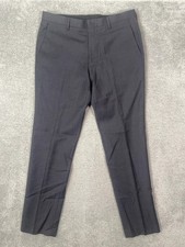 J Crew Suit Pants Mens 33x32 Gray Wool Ludlow Slim Tollegno 1900 Italy Fabric