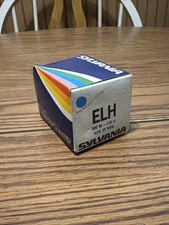 Sylvania ELH 300W 120V Tungsten Halogen GTE Projector Lamp Bulb Ave 35 Hr VTG OS