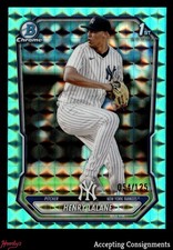 2026 Bowman Chrome Prospects Aqua Geo Refractor Henry Lalane 54/125 ROOKIE 1st