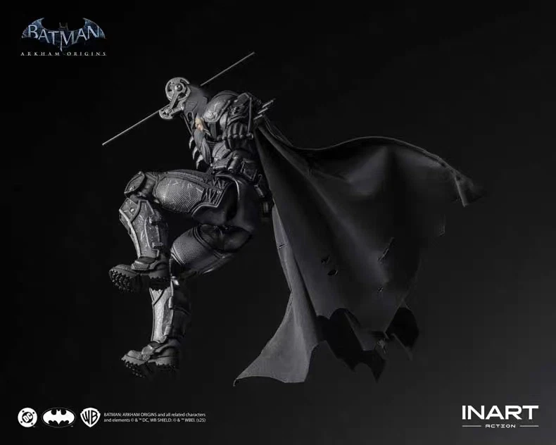 IN STOCK - InArt Arkham Origins Batman (BATTLE DAMAGED VER.) 1/12 Action Figure - Image 4 of 4