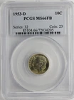 1953 D PCGS MS66FB Series 32 - Coin 23