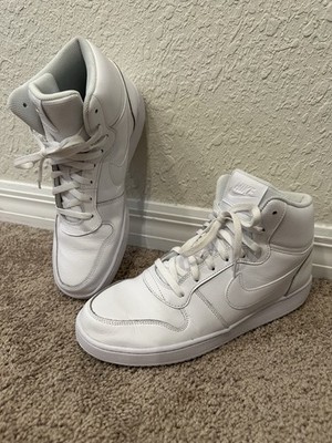 Nike Ebernon Mid  Triple White    Size 11.5