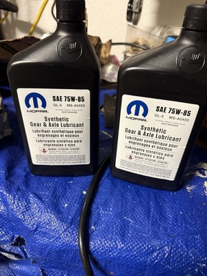 1 Genuine Mopar Gear Lubricant 68378949AA 68378949AB 75w-85