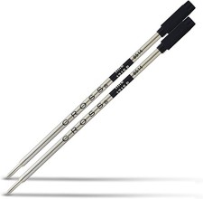 Cross 8514-2 Refills for Ballpoint Pens, Fine, Black Ink, 2-Pack