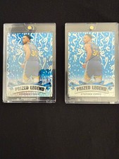 2 Card Lot Of Stephen Curry Leaf Blue Metal  Prized Legend Both # Out Of 20 🔥🔥