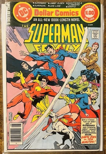THE SUPERMAN FAMILY 190 SUPERGIRL RICH BUCKLER COVER DC COMICS 1978 VINTAGE