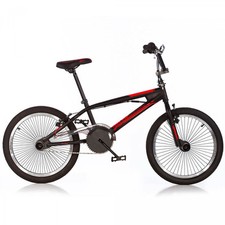 BICI 20 BMX FREESTYLE NERO ROSSO AURELIA 346 DINO BIKES