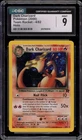 Pokemon Dark Charizard Team Rocket Unlimited Holo Rare #4 CGC 9 Mint