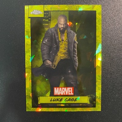 2024 Topps Chrome Marvel Sapphire Luke Cage /75 Colour Match