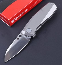 2025 New Mini Small Titanium Handle D2 Blade Flipper Bearing Fast Open Knife