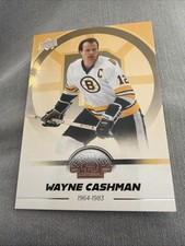 2023-24 Upper Deck Centennial Wayne Cashman #37 Basic