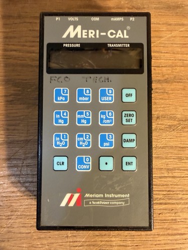 MERIAM Meri-Cal LP2000I Digital Manometer/Calibrator