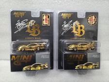 Mini GT Liberty Walk Rare Tokyo GOLD Nissan Silvia S15 Signed Type 1 & Type 2
