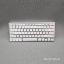 Anker A7726 Ultra Compact Slim Wireless Keyboard Silver White QWERTY Standard