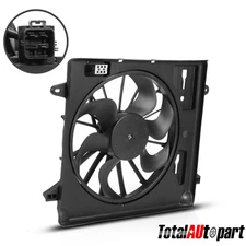Radiator Cooling Fan Assembly w/ Shroud for Jeep Wrangler JK 2007-2011 V6 3.8L