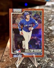 2026 Topps Series 1 DAULTON VARSHO #/5 RED SANDGLITTER FOIL Blue Jays