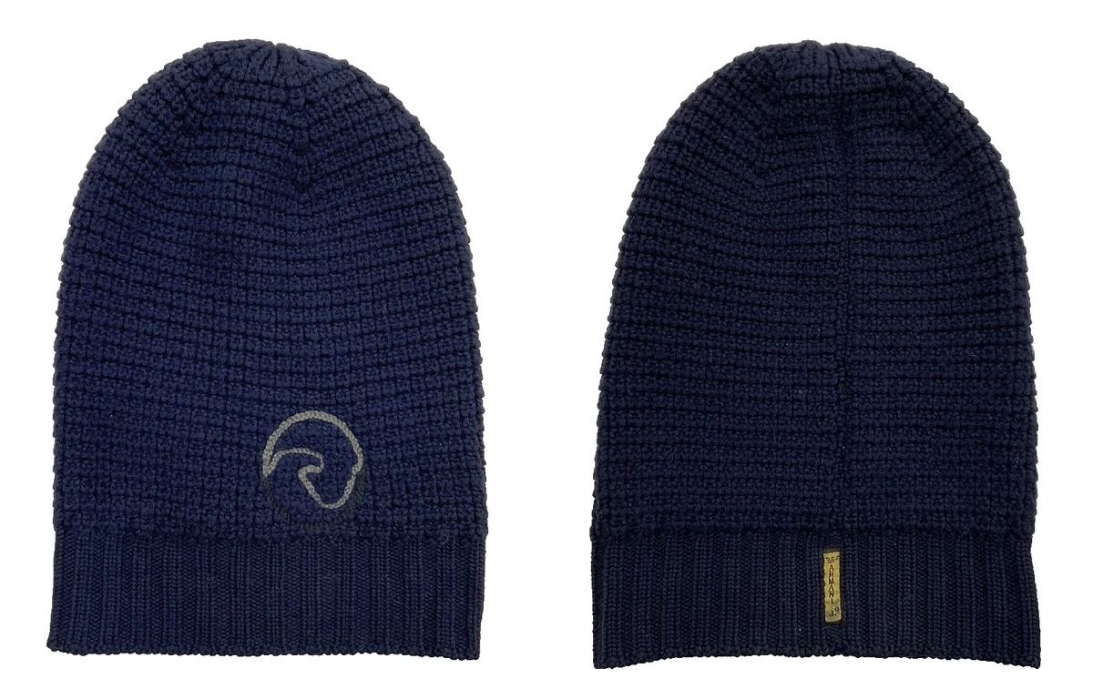 ARMANI JEANS VINTAGE 90s Beanie Wool Knitted Hat Made in Italy Cap