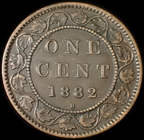1882 Canada Large Cent — photo from the most recent tracked eBay sale