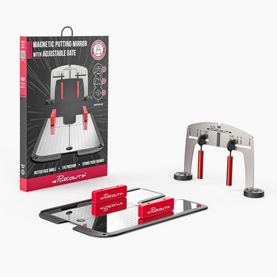 PuttOUT Magnetischer Golf Putting Spiegel mit verstellbarem Tor UK