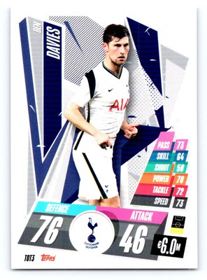 Topps Match Attax CL 20/21 Tottenham Hotspur TOT3 Ben Davies