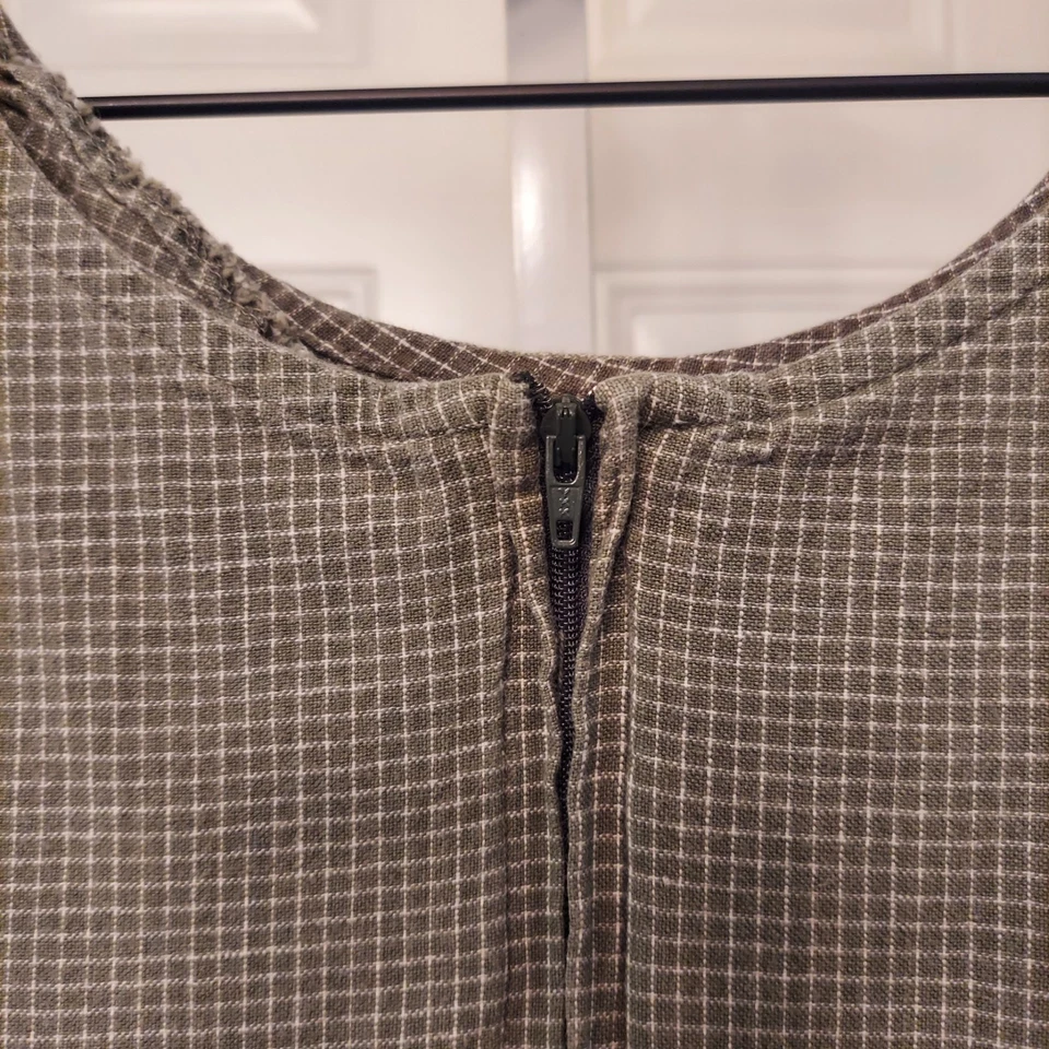 Vestido Jersey Gloria Desteñido De Colección Talla 22w Cremallera Trasera Años 90 Grunge Cottage Core Mínimo Foto 4 de 4