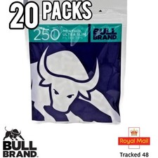 Bull Brand Menthol Ultra Slim Filter Tips 5.3mm (20 Bags) 5000x Tips