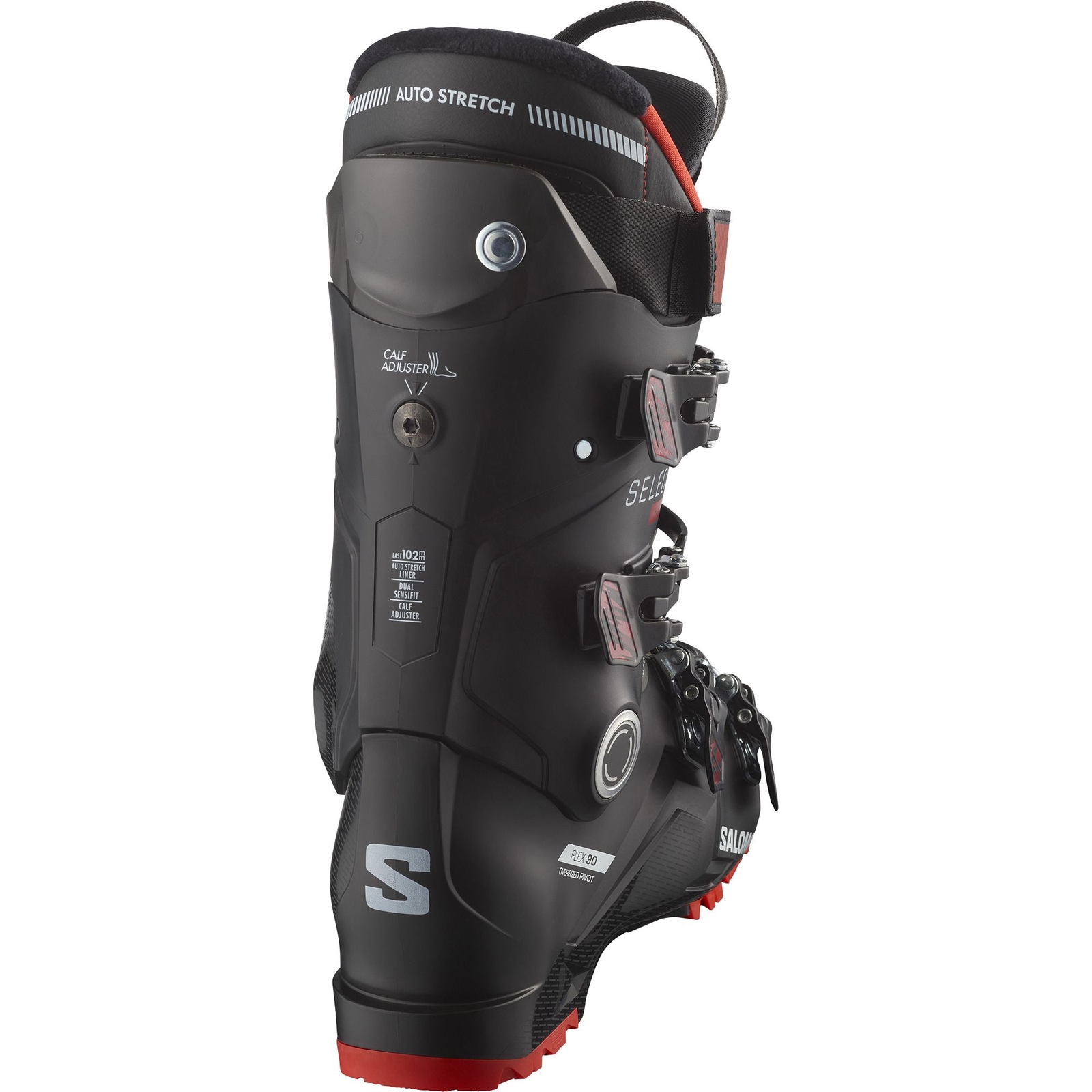 Salomon Select HV 90 Scarponi da Sci On Pista Uomo Nero Rosso Beluga M27 27.5 MY25