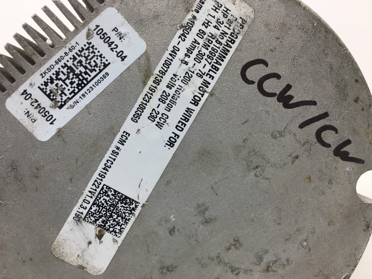 InterLink ZKSD-560-8-50-1 Programmable Blower Motor 208-230VAC 3