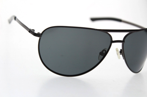 Smith Serpico Aviator Sunglasses-Gunmetal-Gray Grey Polarized Lens - Picture 9 of 10