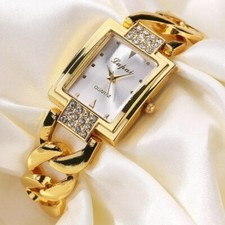 lvpai Women's Watches Top Brand Luxury Gold Bracelet Watch Women Watches Rhinest
