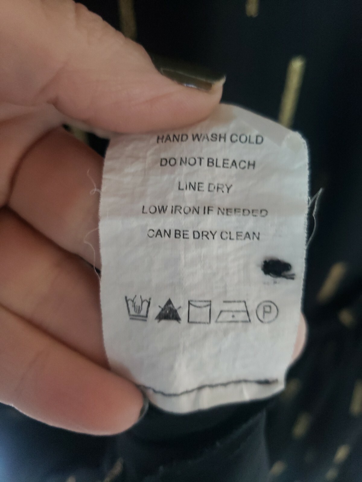 COLLECTIVE CONCEPTS WOMEN'S DOLMAN PARTY DRESS BLACK & GOLD DASH PRINT MEDIUM M 