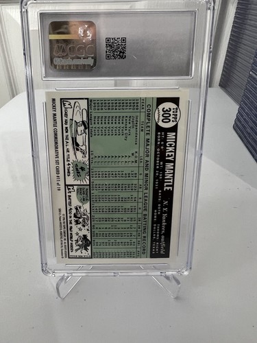 1996 Topps Mantle Finest Reprints #11 Mickey Mantle ‘61 Topps. W/coating Cgc 8 - Picture 6 of 8