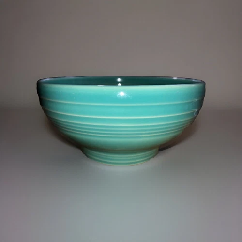 6" Medium rice BOWL turquoise blue HOMER LAUGHLIN FIESTA 20 OZ. new