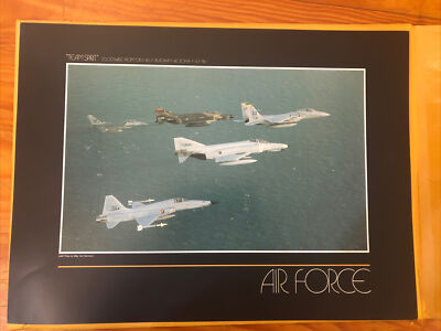 USAF Lithograph Series Set Number 37 12- 17” X 23” Pictures Org