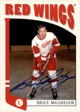 Bruce Macgregor Signed 2004-05 ITG In The Game Franchises card Detroit Red Wings